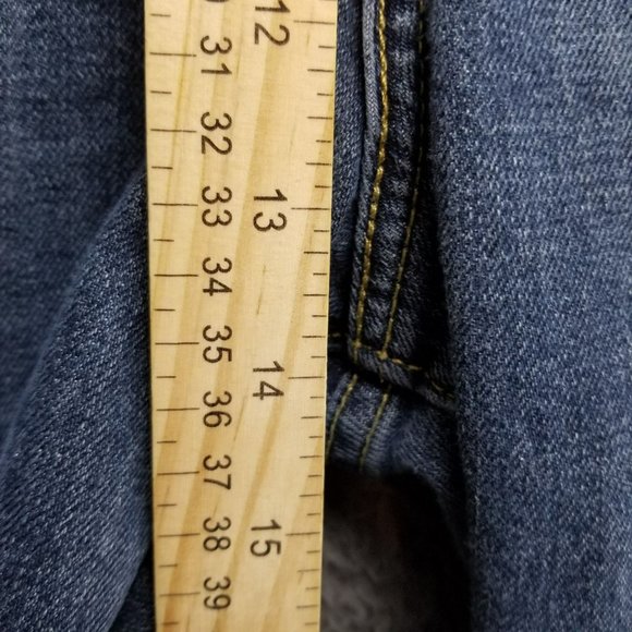 Levis Shorts Mens 42 569 Medium Wash Stretch High Rise Loose Fit Denim Jean - Picture 6 of 15